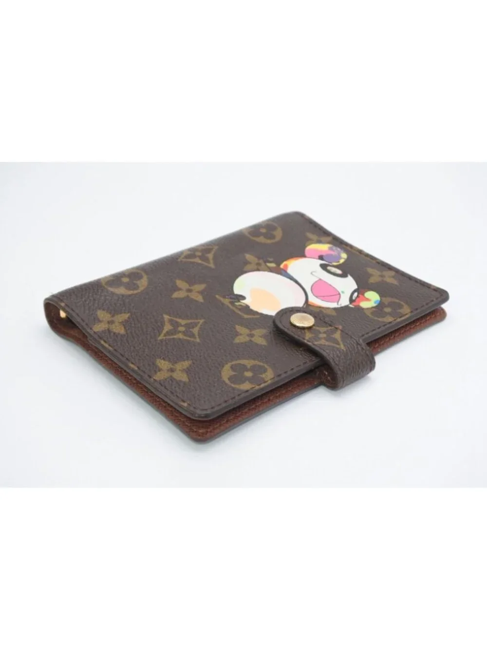 Louis Vuitton Notebook Cover Agenda PM Monogram Panda Takashi Murakami Brown